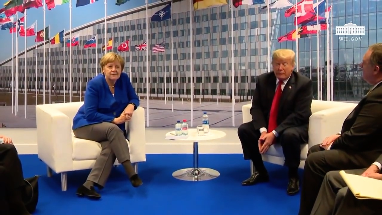 High Tensions Between Trump And Merkel At NATO Summit