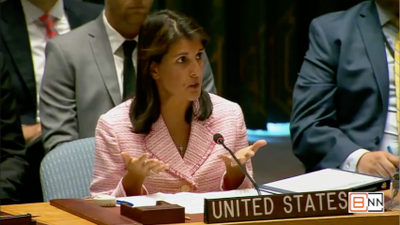 Nikki Haley At The United Nations Speaking Out On Yemen