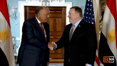 Pompeo Meets With Egyptian Foreign Minister Sameh Shoukry