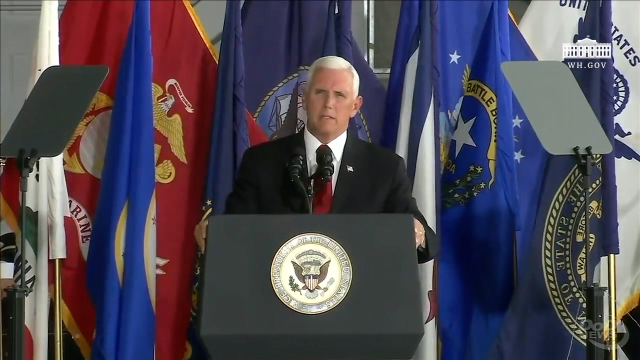Vice President Pence Welcomes Fallen Korean War Heroes Home