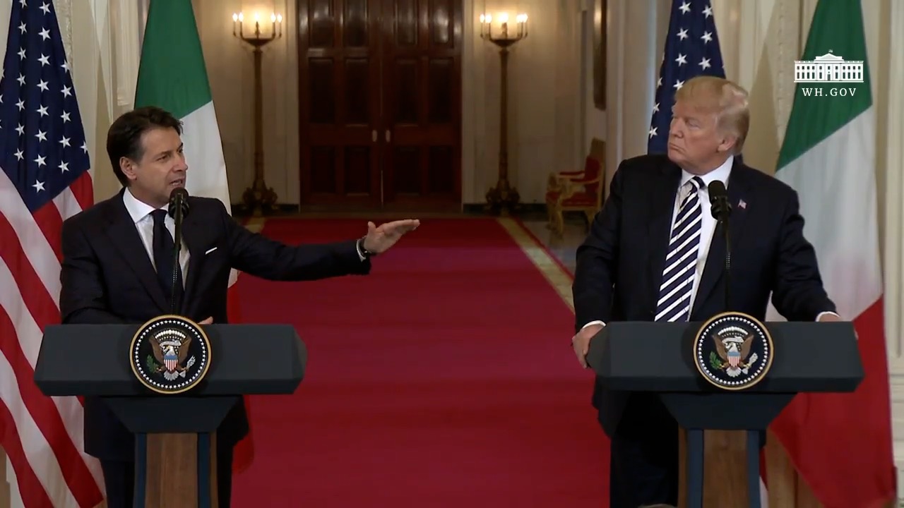 Italy PM Giuseppe Conte On Trump: “He’s A Great Negotiator”