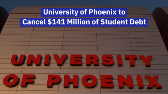 University of Phoenix Pays Out 141 Million