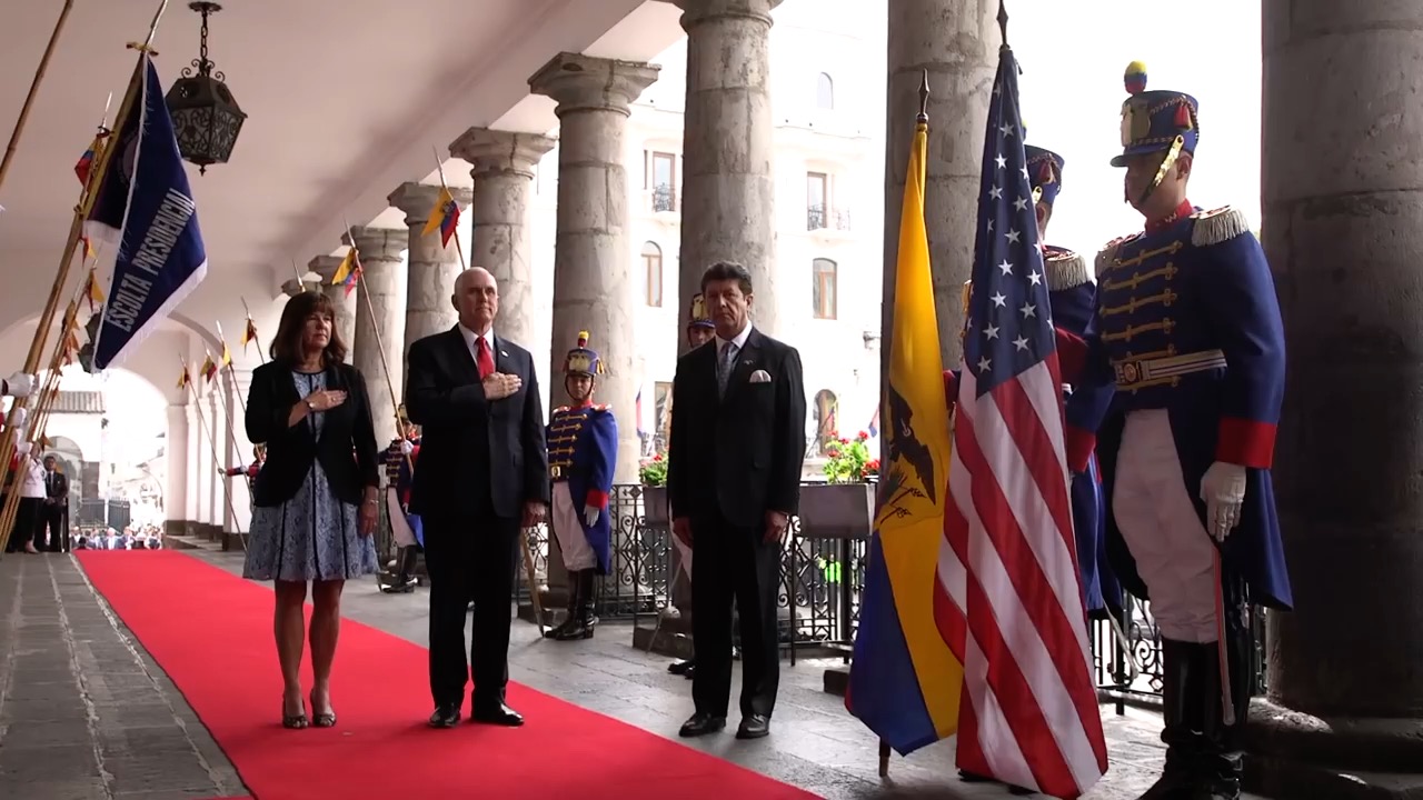 Pence Strengthens U.S. Ties With Ecuador
