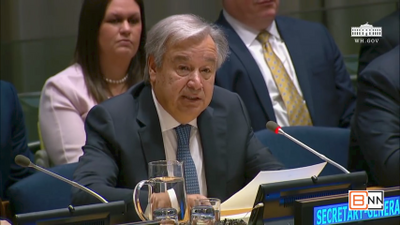 United Nations Secretary General Speaks Out Against Drug Abuse