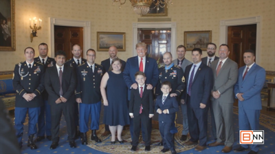 President Trump Presents Medal Of Honor To Veteran Ronald J. Shurer