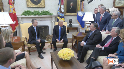 Trump Welcomes Pastor Brunson To The White House
