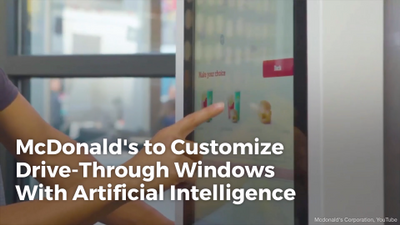 McDonalds Drive-Thru’s Will Go High Tech AI