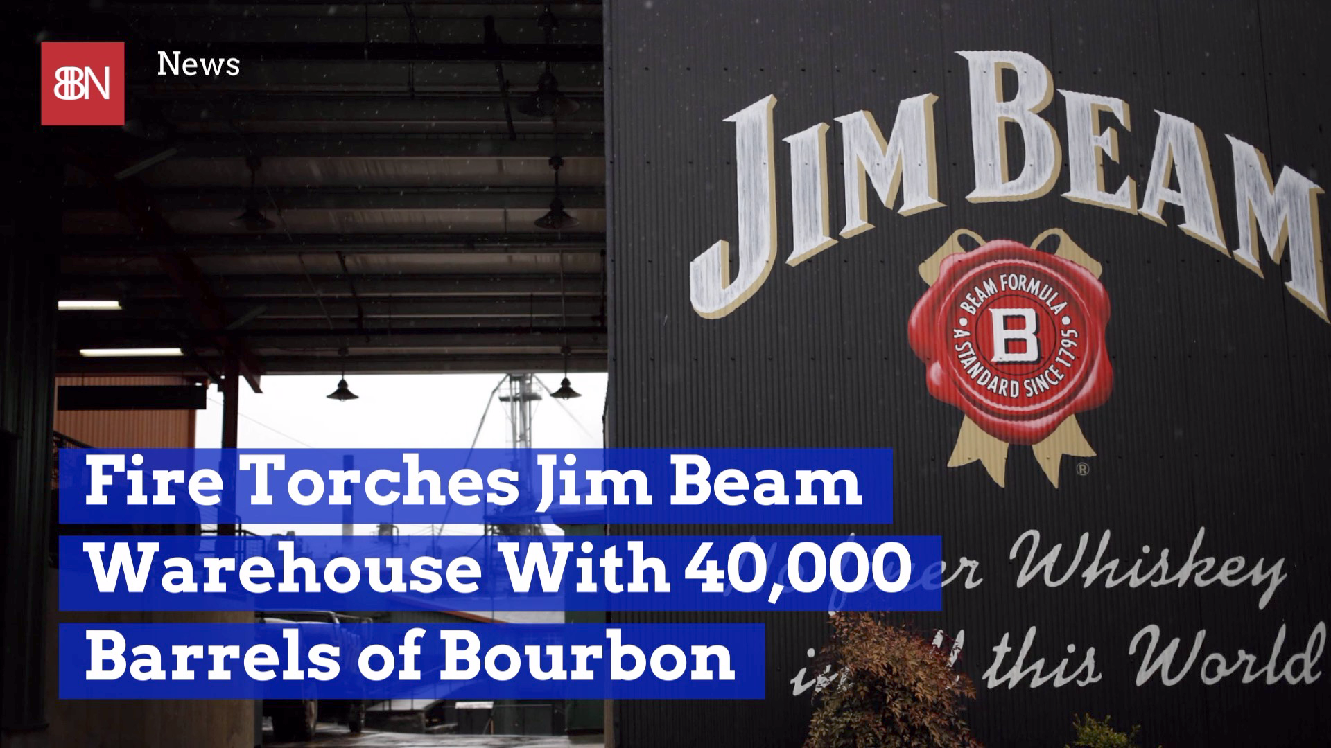 Whiskey Turns To Ash At This Jim Beam Factory