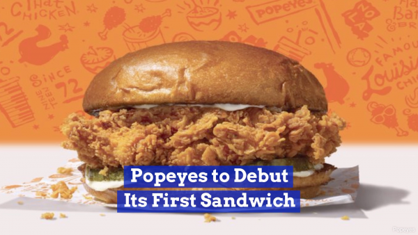 Popeyes Is In The Sandwich Biz