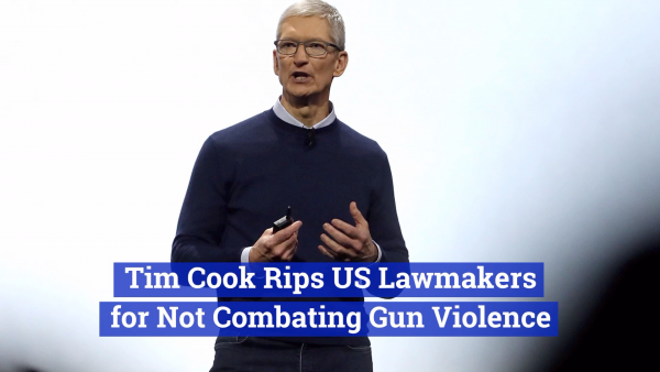 Tim Cook Speaks Up About Gun Violence